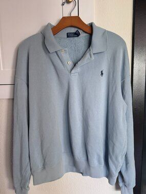 POLO RALPH LAUREN - Women's Cotton-Blend Polo Sweatshirt